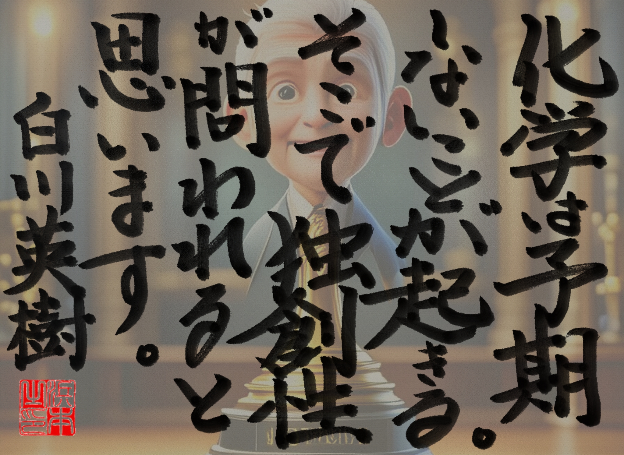  白川 英樹の名言　浜本 哲治 書